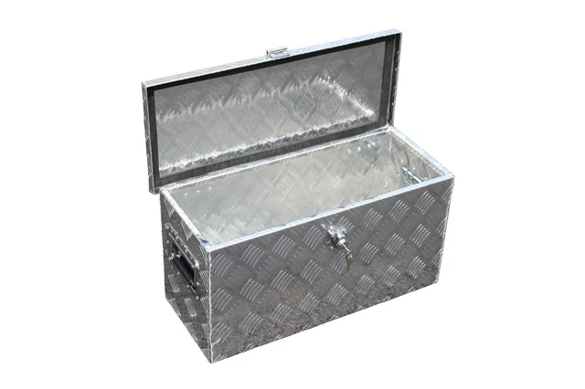 Caisse valise coffre boîte à outils à roulette rangement stockage 3 parties 92 cm
