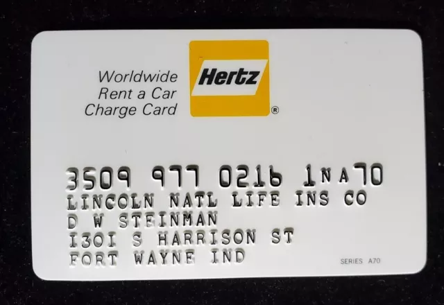 Hertz credit card exp ?  our cb1095