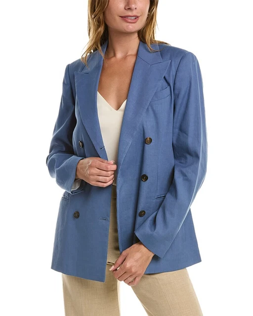 Brunello Cucinelli Linen-Blend Blazer Women's  44