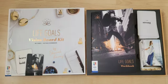 Life Goals Vision Board Kit Cards & Workbook Visualisation Manifestation Nwt