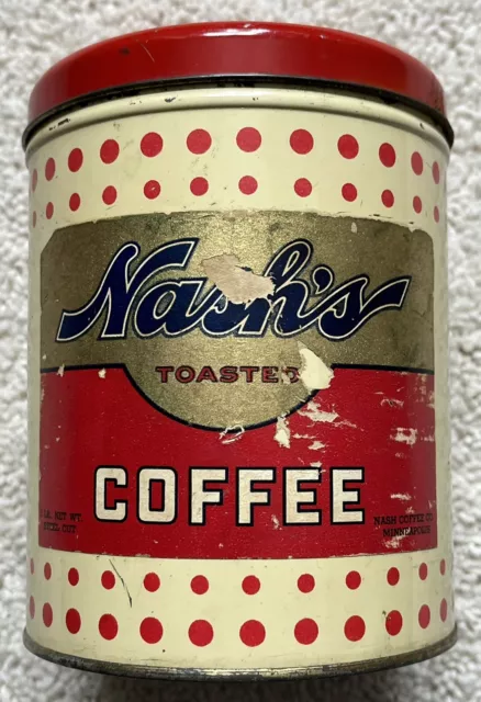 Vintage Nash’s One Pound Coffee Can