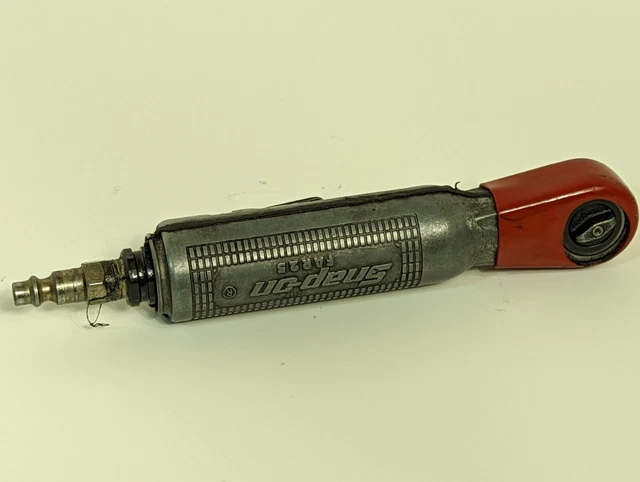 Snap-On Far25A Reversible 1/4" Drive Pneumatic Air Ratchet Tested Works Usa 4