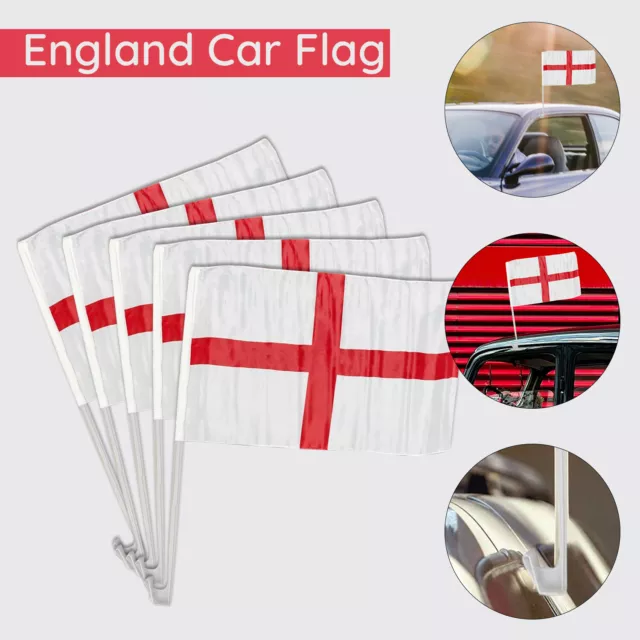 1/2/5/10 / 20pcs Angleterre Drapeaux Petit Fenêtre Voiture Anglais Event St