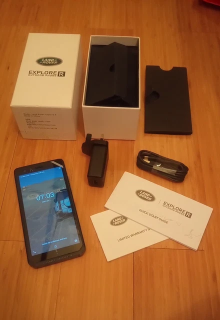 Land Rover Explore R Mobile Phone - New Boxed - Black - 64Gb & Dual Sim