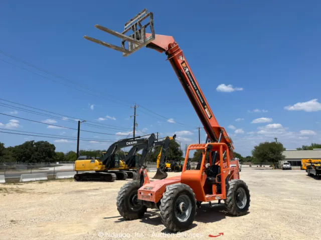 2014 Skytrak 6042 42ft 6,000 lbs Telescopic Reach Forklift Telehandler bidadoo