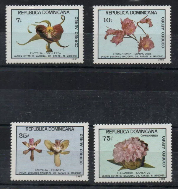 Dominikanische Republik - Dominican Republic - 1981 - Blumen - Luftpost -