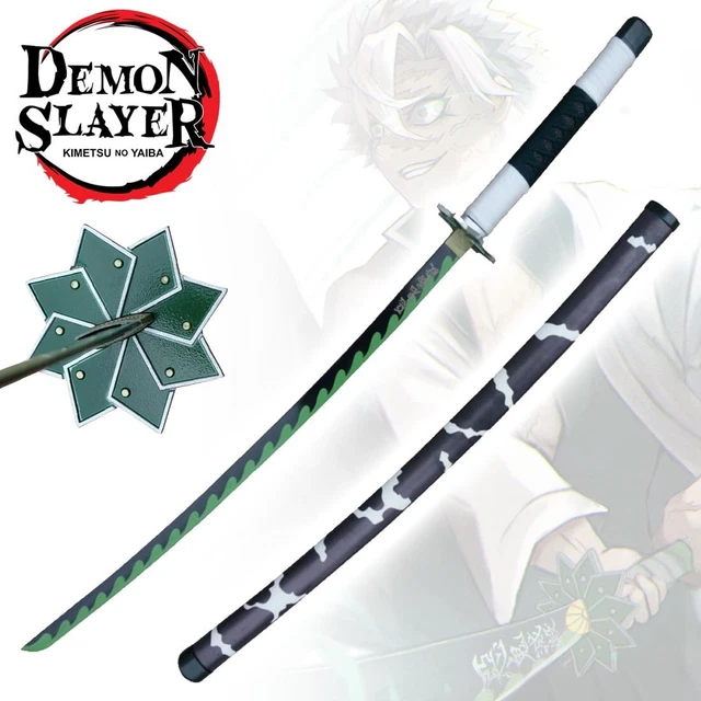 Sanemi Shinazugawa from Demon Slayer Auto Sun Shade with Black and White Split Background and Intense Battle-Ready Manga Style Design TS04