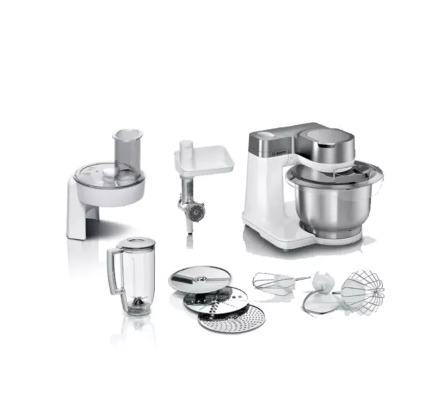 4242005252343 Bosch Serie 2 MUM food processor 700 W 3.8 L White BOSCH