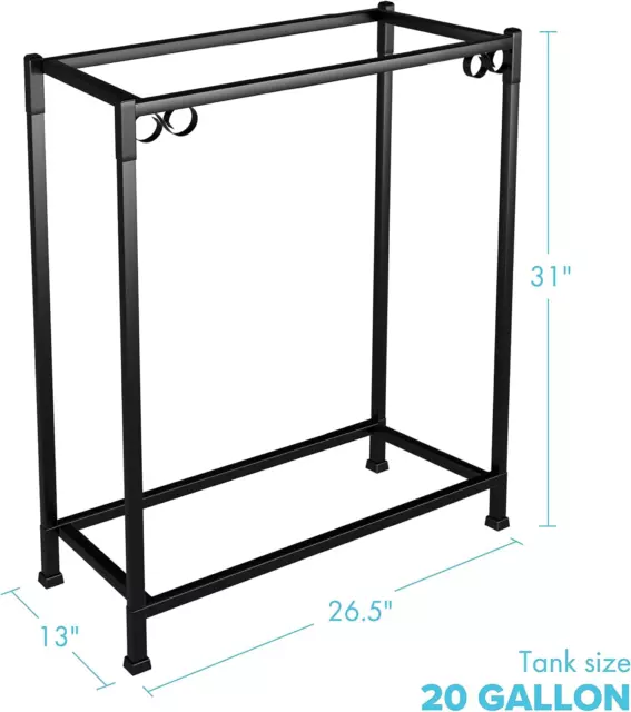 Titaneze 15 to 20 Gallon Double  (2 Stands in 1), Fish Tank Stand, Bird Cage Sta 2