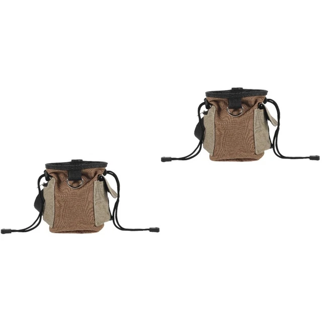 2 piezas bolsa de entrenamiento para perros cachorro bocadillo para tratar mascota comida al aire libre