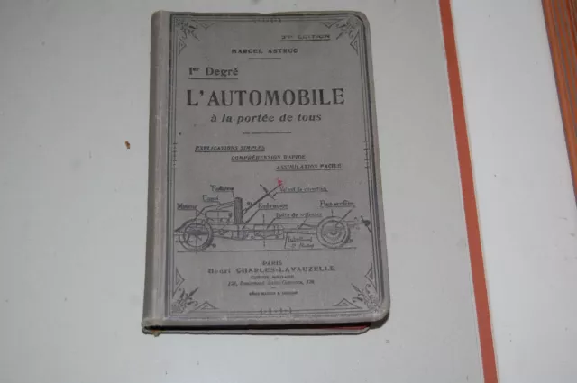 L' AUTOMOBILE À LA PORTÉE DE TOUS " 1er degré de Marcel Astruc, 1919