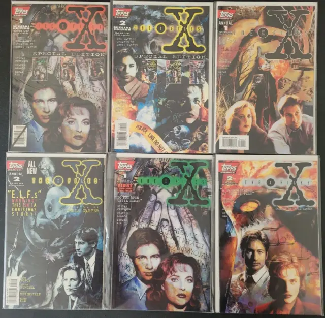 X-Files Set Of 25 Issues (1996) Topps Comics Annuals! Special Editions!