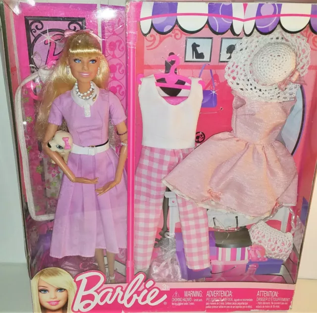 Lot de 120 vêtements et accessoires pour poupée Barbie, 20 robes + 20 sacs  à main