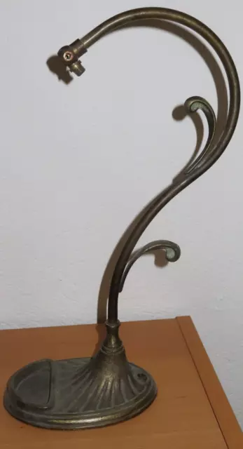 Älterer Lampenfuß aus Messingguss/Bronze für Bastler