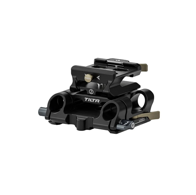Placa base modular TILTA 15 mm LWS 1/4""-20 y 3/8""-16 montaje para Canon R6 Mark II
