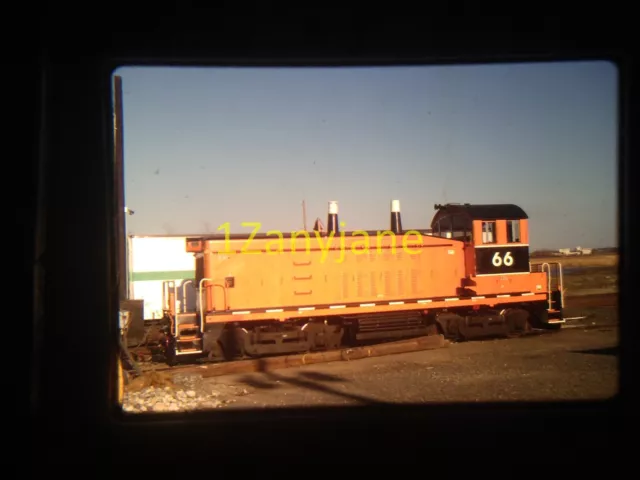 4V14 TRAIN SLIDE Railroad 35MM Photo DRHY NW2 66 EDISON NJ DUNHAM TRANSPORT
