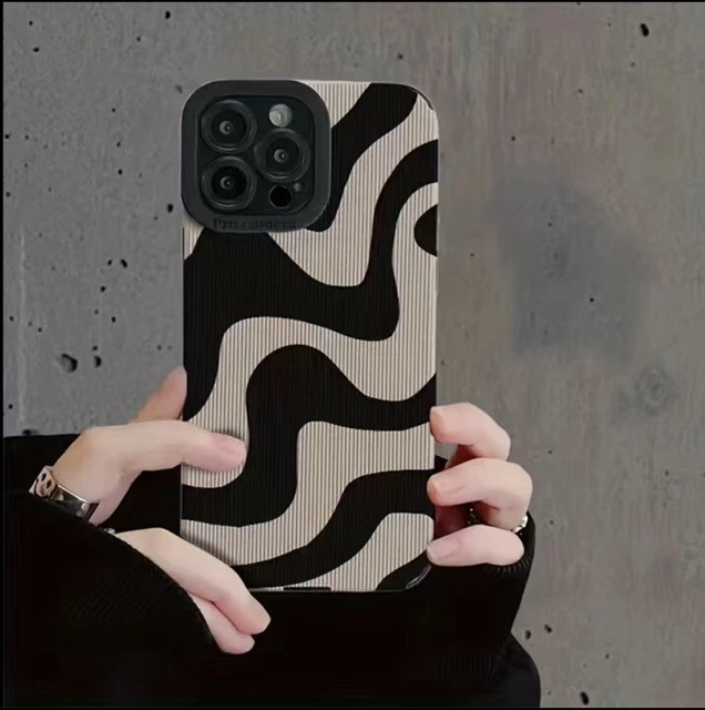 Striped Case for iPhone 14 13 12 11 Pro Max Plus XR XS Shockproof Phone Cover