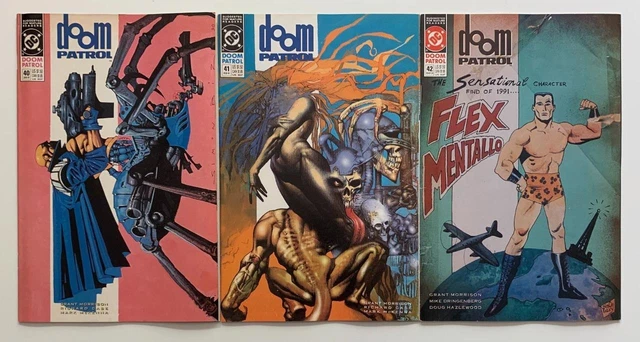 Doom Patrol #40 to #42 (DC 1991) FN+ to VF+ condition issues.