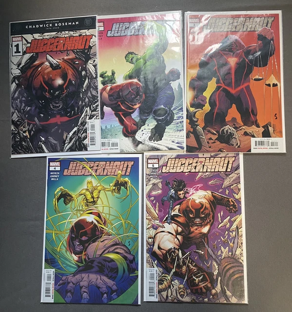 Juggernaut 1-5 Complete Comic Lot Run Set Marvel Collection