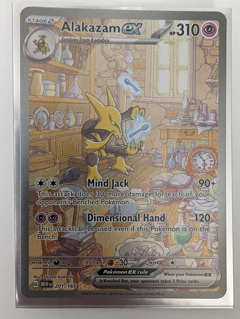 Carta Pokémon Alakazam TCG - Holo Foil Rara - Mint Pack Fresh (Grado PSA 8-9) - Foto 6