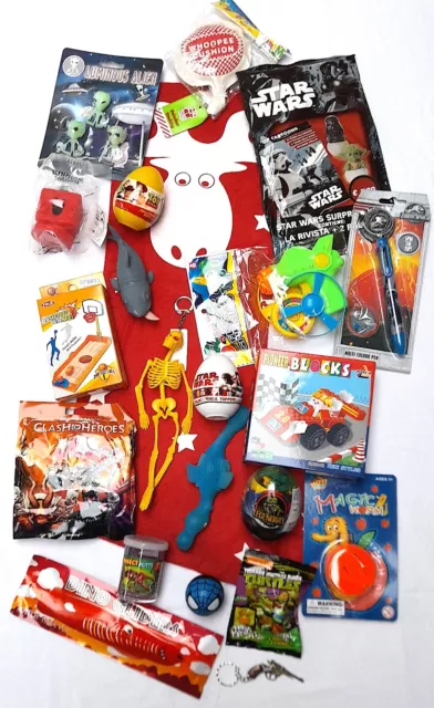 Pre Filled Christmas Santa Stocking - Boys or Girls  20 Toys +  10 FREE SWEETS