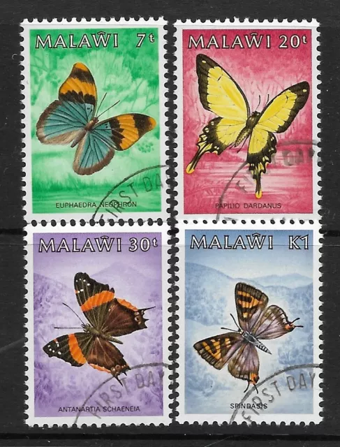 STAMPS-MALAWI. 1984. Butterflies Set. SG: 712/15. Fine Used
