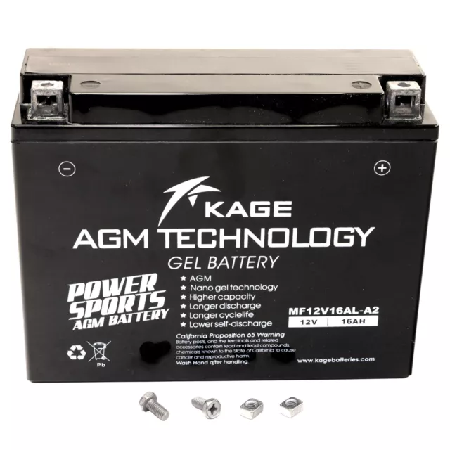 Batterie GEL KAGE YB16AL-A2 für Ducati 748 916 888 Yamaha VMAX VMX 1200 XV 750 2