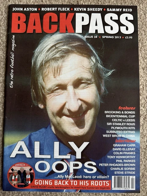 BACKPASS MAGAZINE ISSUE 7. The Retro Football Magazine. Mega