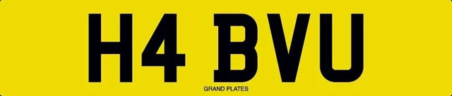 HABIB HABS NUMBER Plate Habibs H4 Bvu Private Car Reg Habeeb Habi ...