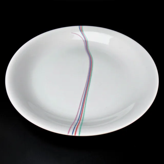 Plato de porcelana Rörstrand serie Rainbow Bertil Vallien diseño Suecia