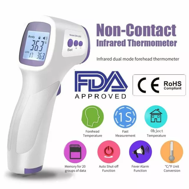 Digital Infrared Thermometer Body Temperature Adults/Kids CE & FDA Approved