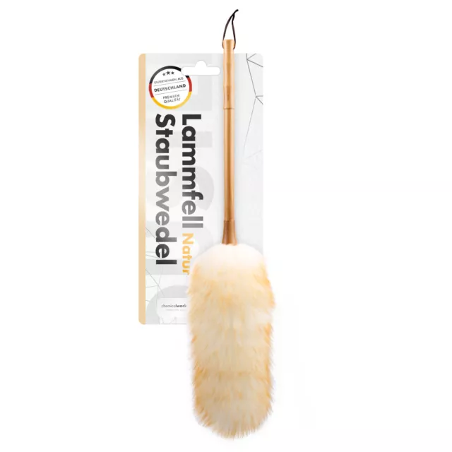 ChemicalWorkz Lambswool Duster Mikrofaser Lammfell Staubwedel Staubwischer 62cm