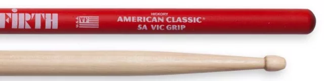 Vic Firth American Classic 5A bacchette in legno punta con impugnatura Vic