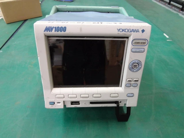 【COSÌ COM'È】 Yokogawa MV1000 REGISTRATORE PORTATILE SENZA CARTA 6 CH