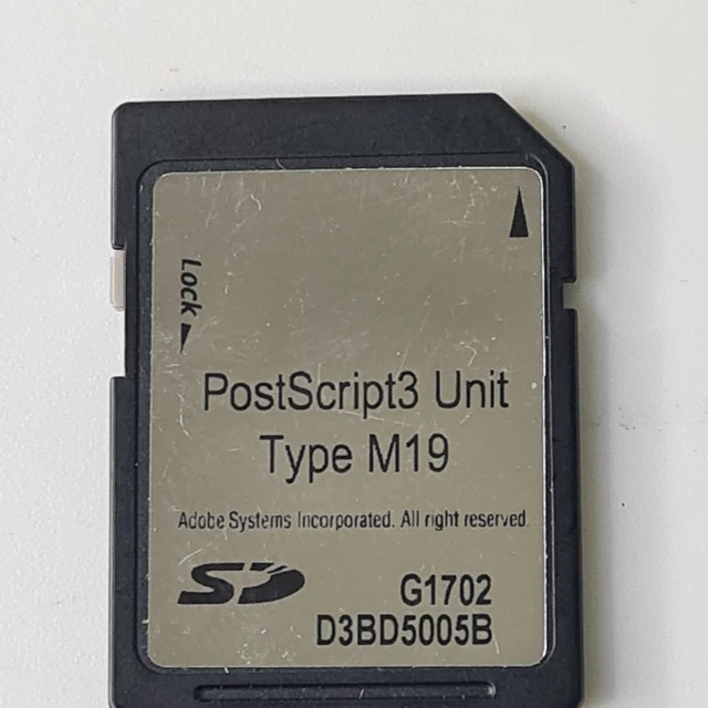 RICOH POSTSCRIPT3 UNIT Type M19 MP C2004 C2504 C3004 C3504 C4504 C5504