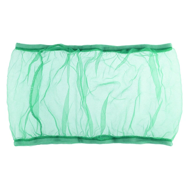 Red de cubierta de jaula para pájaros de malla de nailon fácil limpieza protector receptor de semillas (verde S)