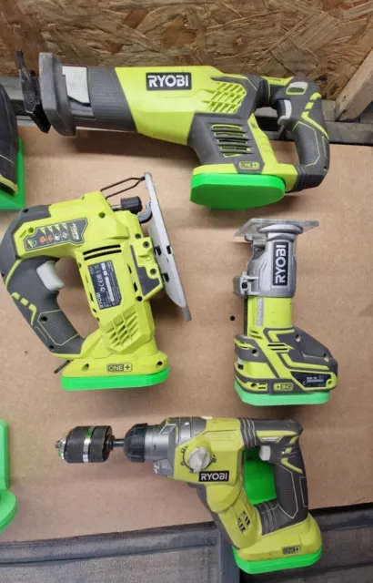 RYOBI ONE BUNDLE Jigsaw Drill Impact Driver Charger 2