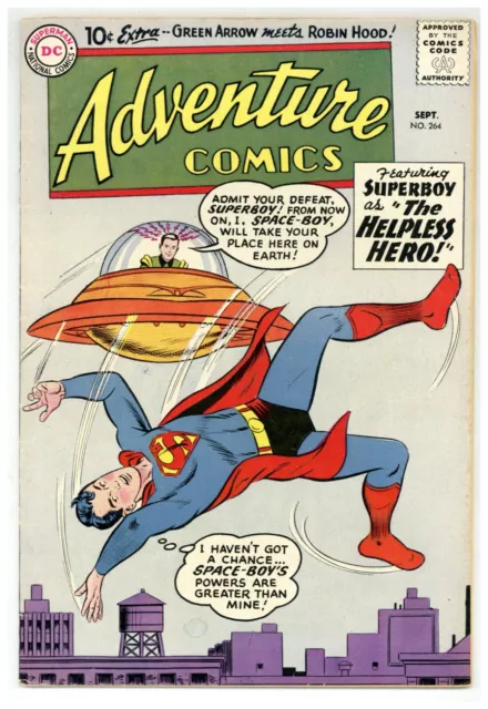 Adventure Comics 264 Superboy Green Arrow Speedy Aquaman 1959 DC (j#3231)