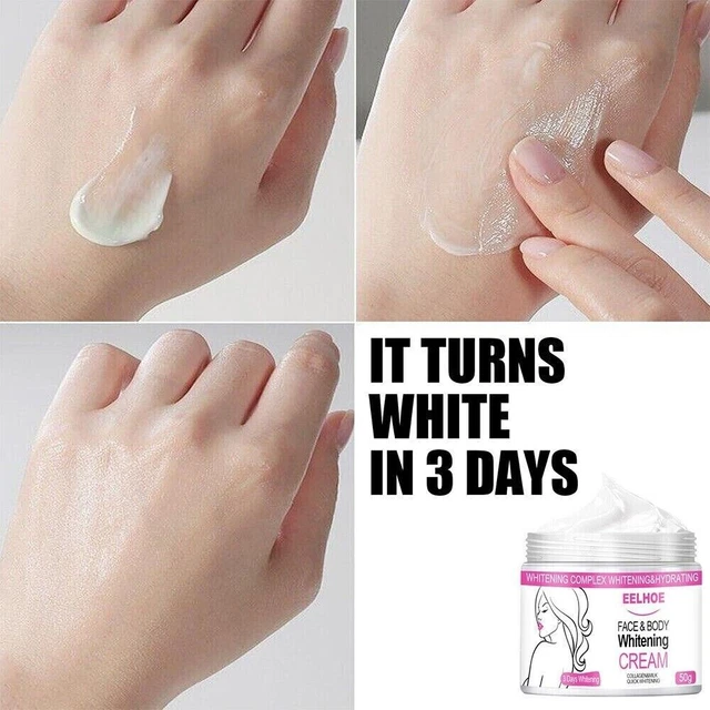 3 Days Dark Skin Permanent Bleaching Cream Fast Whitening Lightening Brightening