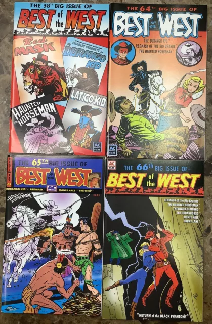 Best of The West #58 #64-66 AC Comics 2007 Comic Books