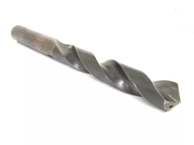 Used Trw Usa 1-11/32" Straight Shank Coolant Twist Drill 1.343"