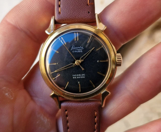 Montre Vintage Mécanique LADO - Occasion - état Moyen, Vitre Fissurée