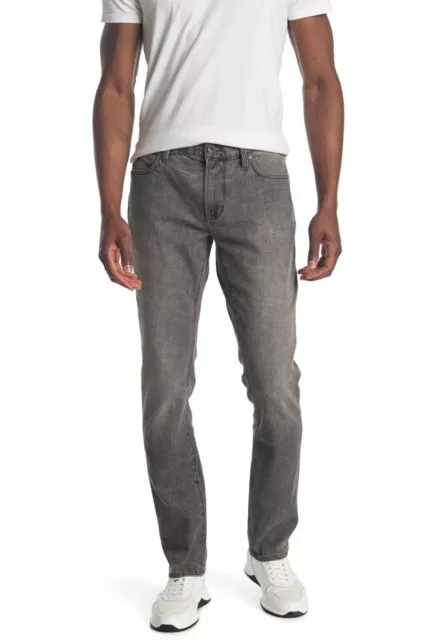 John Varvatos Star USA Men's Shark Grey Bowery Slim Straight Jeans $198