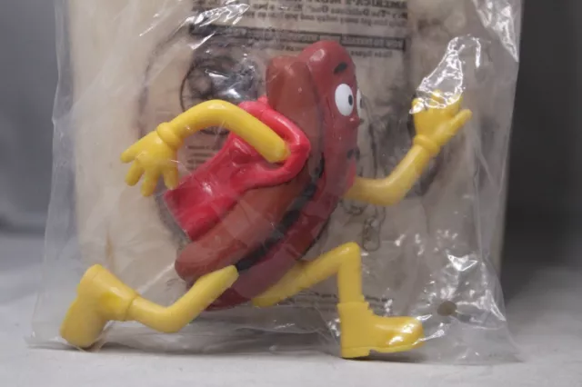 Wiener schnitzel Running Hot Dog With Backpack T.D.O. Antenna Topper Sealed