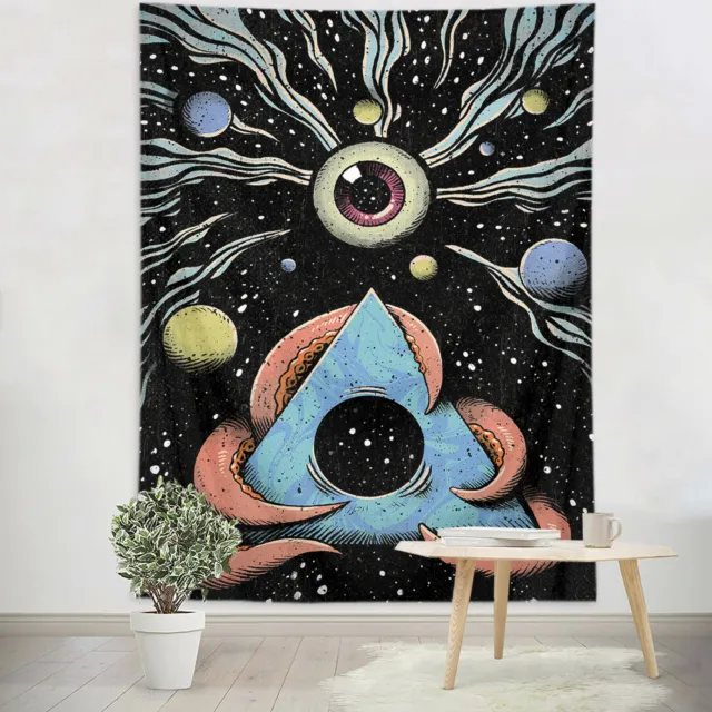 Abstract Eyes Scary Tentacles Tapestry Wall Hanging Blanket Bedroom Dorm Decor