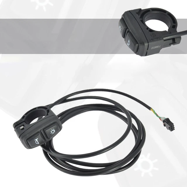 Interrupteur 2 En 1 / 3 En 1 Pour Vélo électrique Ou Scooter - Commande Phares, Claxon, Indicateurs