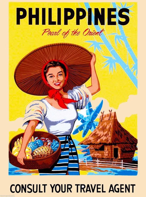 94028 Philippines Pearl of the Orient Island Travel Wall Print Poster Affiche