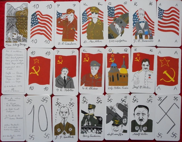 Le Tarot De La Seconde Guerre Mondiale – Hélène Bouboulis, Paris 1994