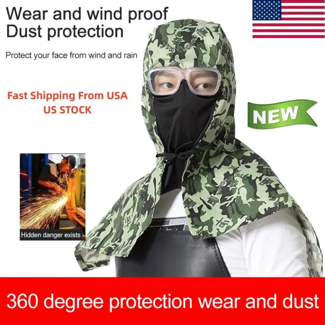 Full Protective Welding Hood Welding Hat For Adult Breathable Welding Neck Cover