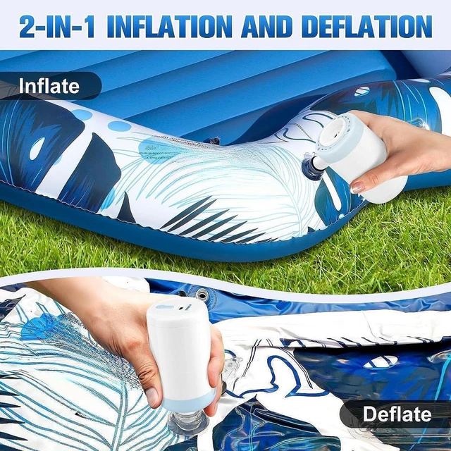Gonfleur Ancien Pour Matelas LA HUTTE En Toile - Années 60/70 - Collector